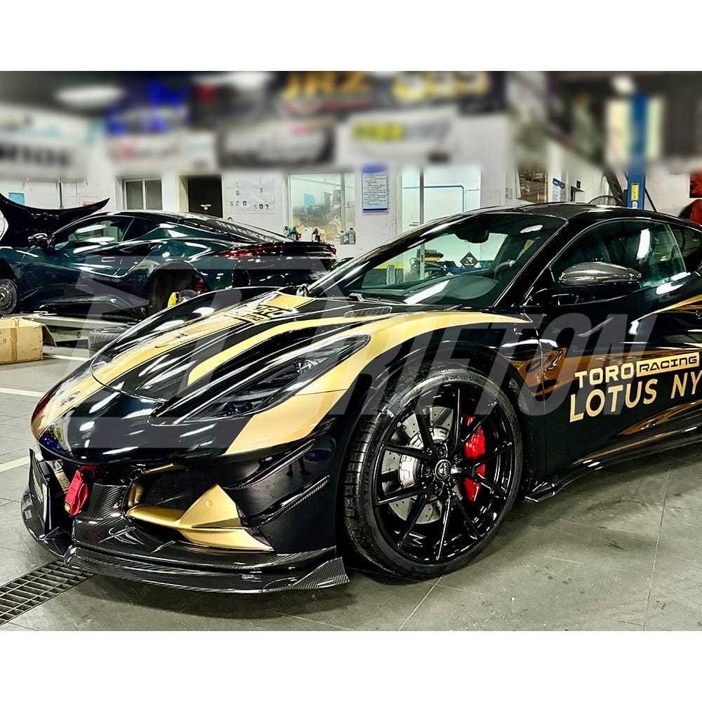 Amans Style Dry Carbon Fiber Side Skirt For Lotus Emira
