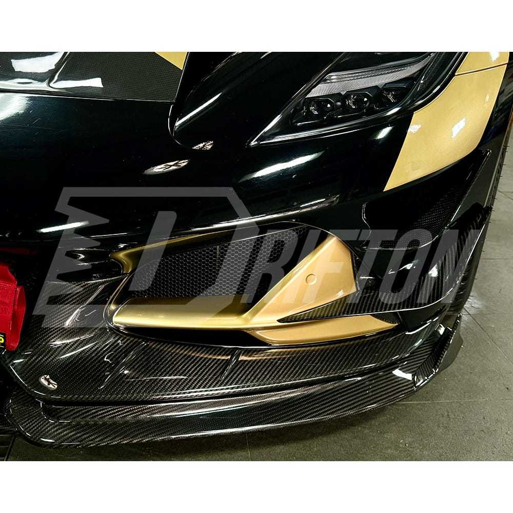 Amans Style Dry Carbon Fiber Front Air Intake Vent Trim For Lotus Emira