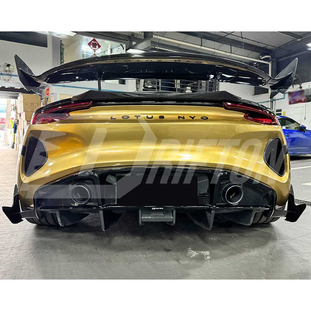 Amans Style Dry Carbon Fiber Rear Bumper Air Vents For Lotus Emira