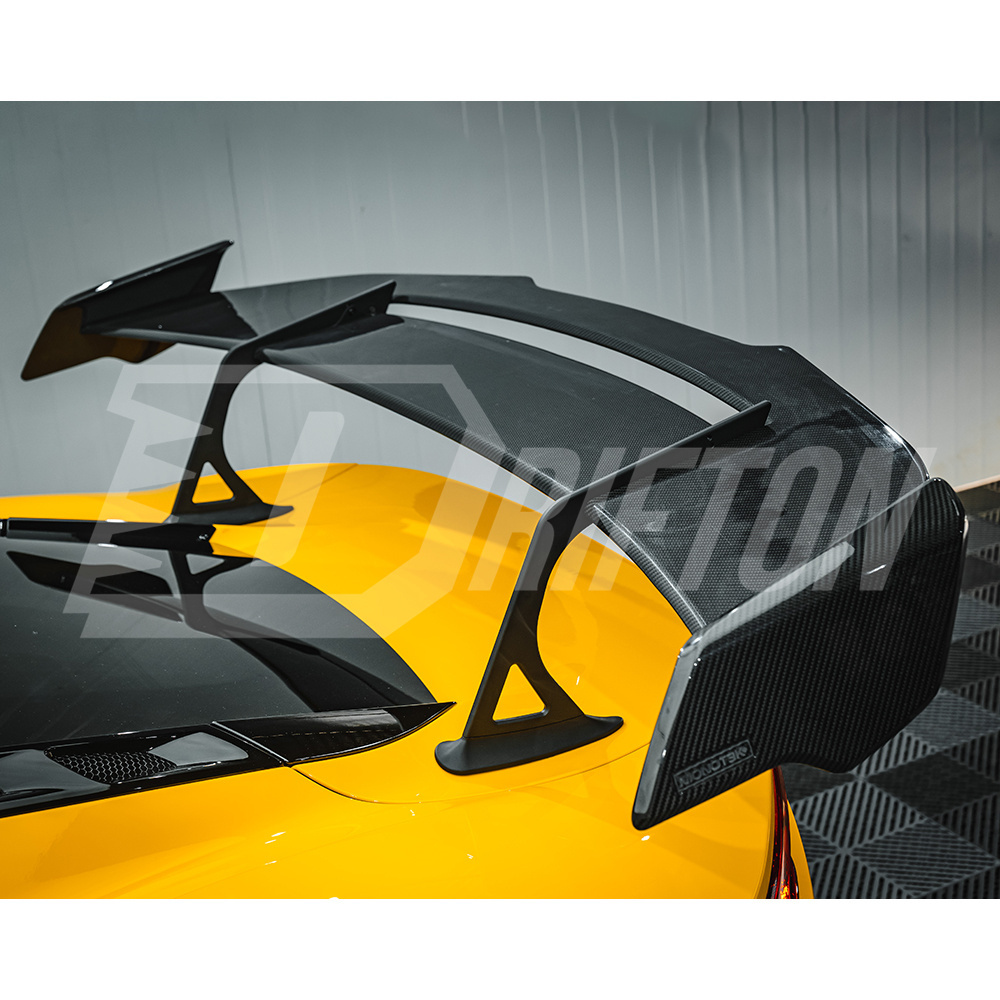 Amans V2 Style Dry Carbon Fiber Rear Spoiler GT Wing For Lotus Emira