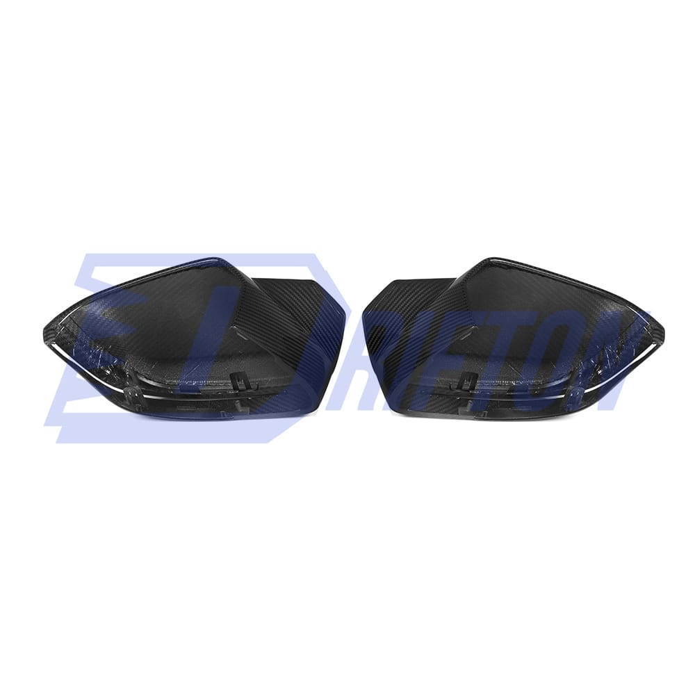 MP Style Dry Carbon Fiber Replacement Side Mirror Housing For BMW 5 Series G60 M5 G90 LHD RHD 2024-On