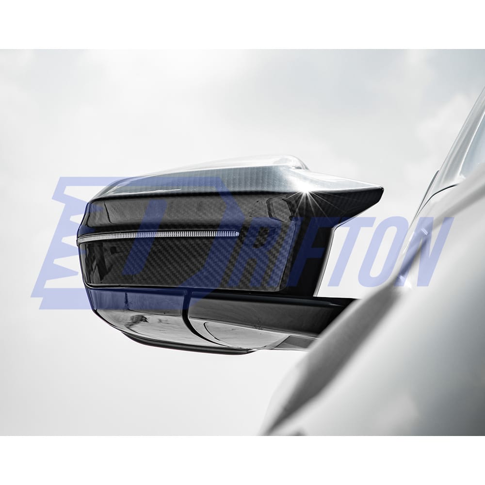 MP Style Dry Carbon Fiber Replacement Side Mirror Housing For BMW 5 Series G60 M5 G90 LHD RHD 2024-On