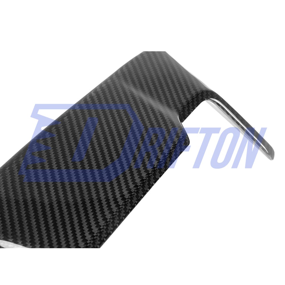 SQ Style Dry Carbon Fiber Front Bumper Side Canards For BMW 5 Series G60 2024-On