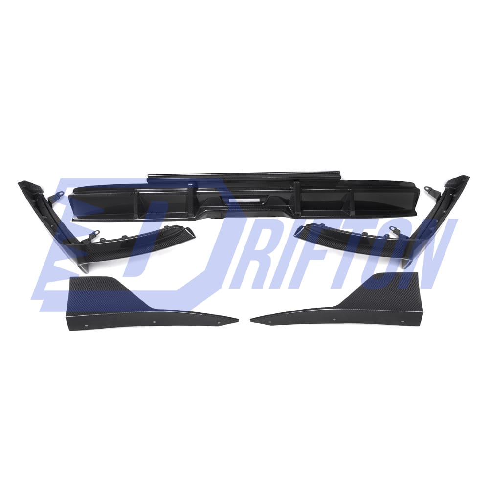 SQ Style Dry Carbon Fiber Rear Diffuser For BMW 5 Series G60 2024-On