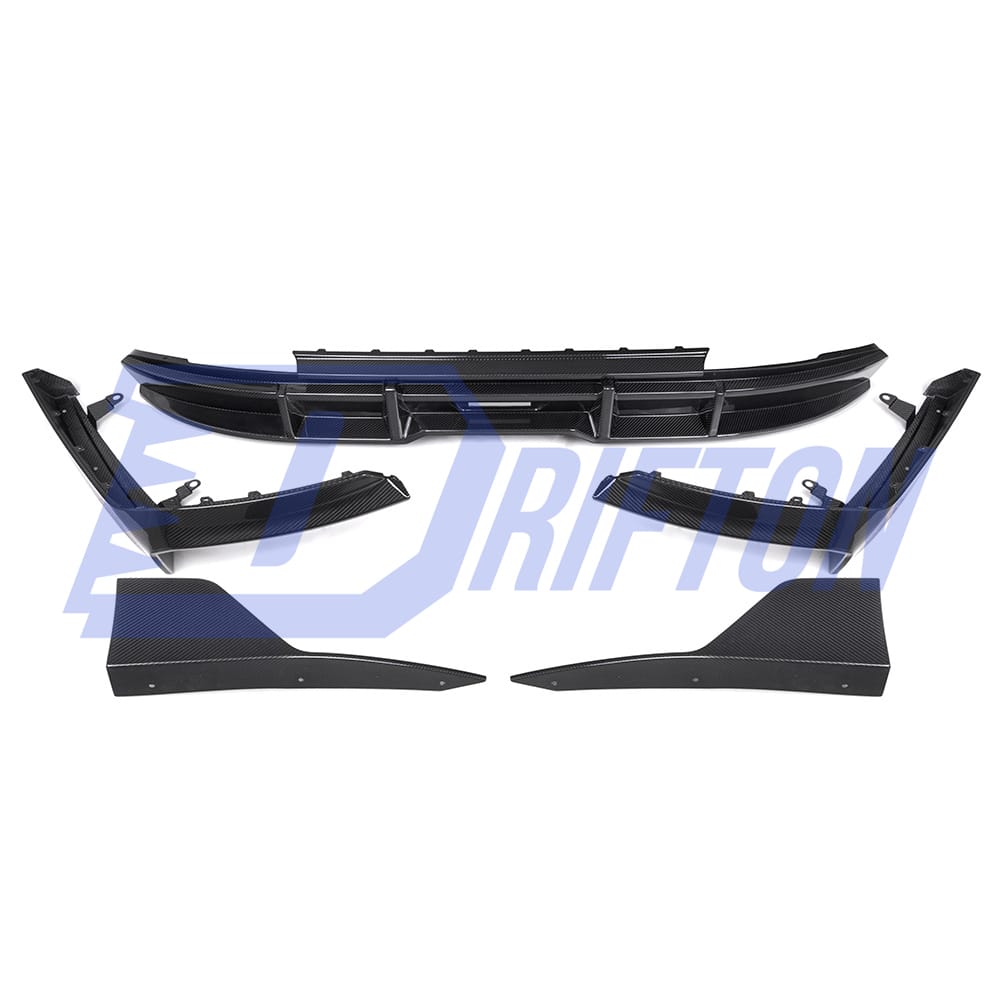 SQ Style Dry Carbon Fiber Rear Diffuser For BMW 5 Series G60 2024-On