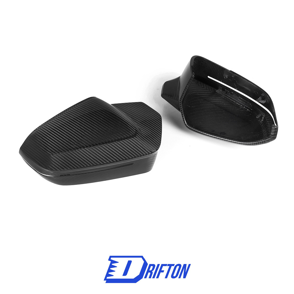 MP Style Dry Carbon Fiber Replacement Side Mirror Housing For BMW 5 Series G60 M5 G90 LHD RHD 2024-On