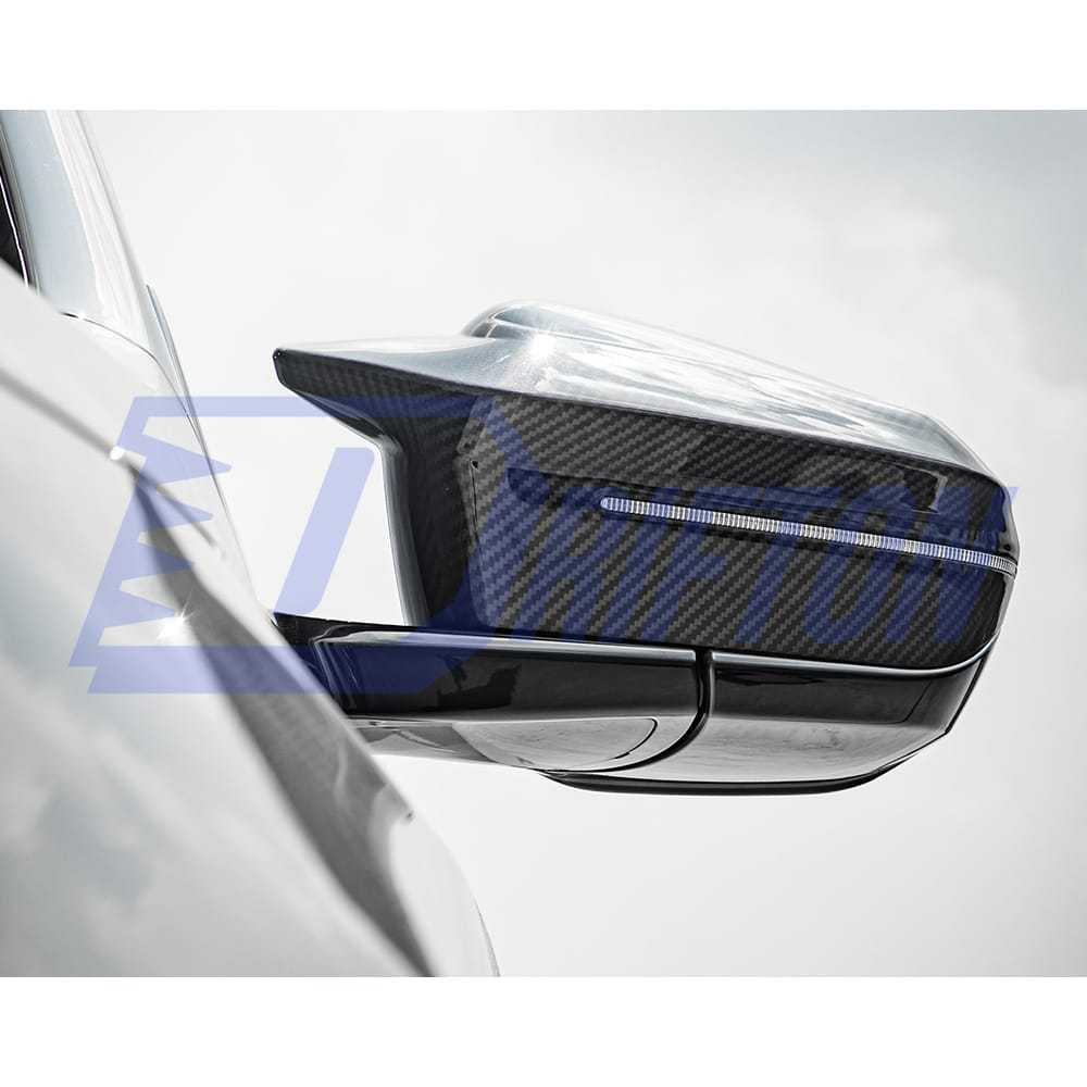 MP Style Dry Carbon Fiber Replacement Side Mirror Housing For BMW 5 Series G60 M5 G90 LHD RHD 2024-On