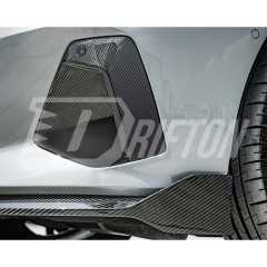 OEM Style Dry Carbon Fiber Front Bumper Side Air Vents For BMW 5 Series G60 2024-On