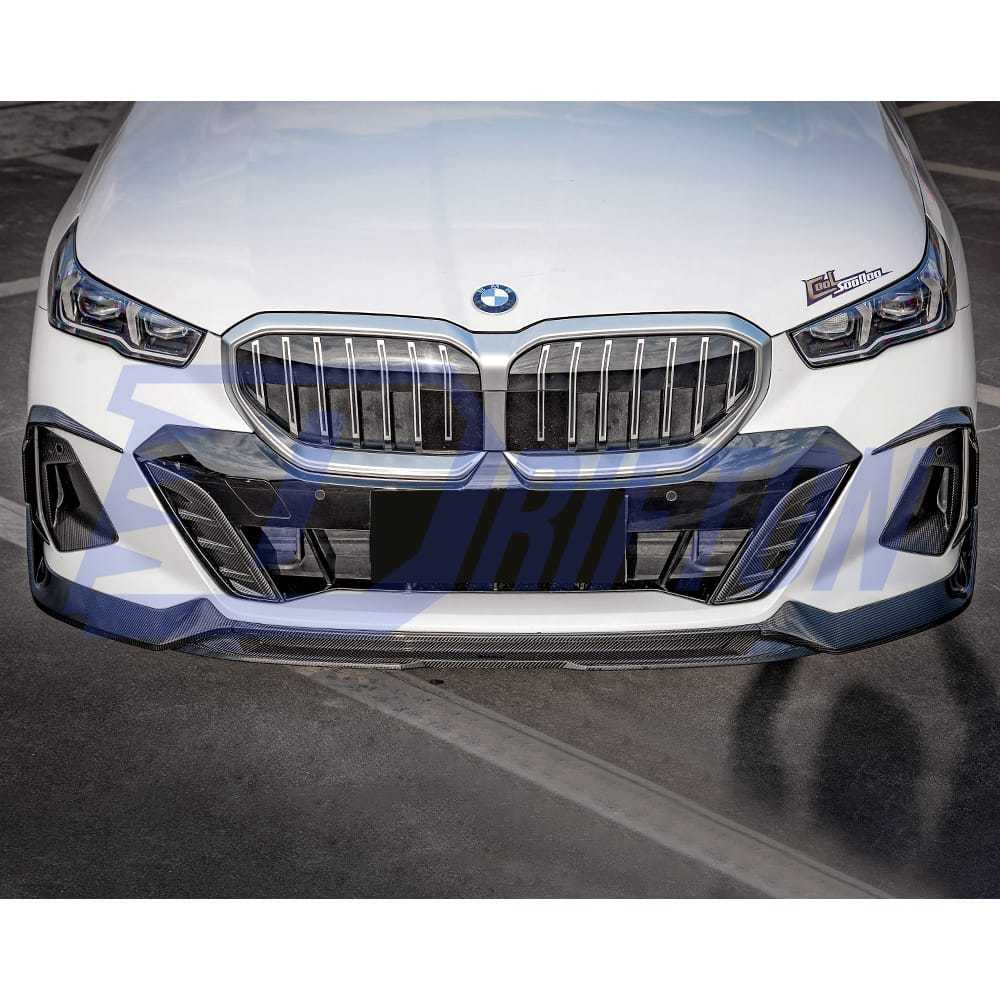 SQ Style Dry Carbon Fiber Front Lip For BMW 5 Series G60 2024-On