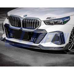 SQ Style Dry Carbon Fiber Front Lip For BMW 5 Series G60 2024-On