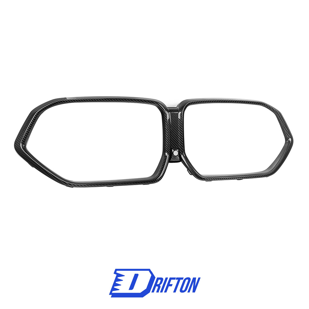 Dry Carbon Fiber Front Bumper Grille For BMW X6M F96 LCI 2024-On