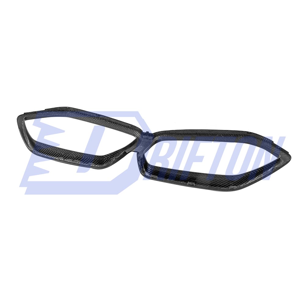 Dry Carbon Fiber Front Bumper Grille For BMW X6M F96 LCI 2024-On