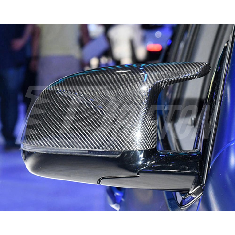 Dry Carbon Fiber Replacement Side Mirror Housing For BMW F95 X5M 2019-ON