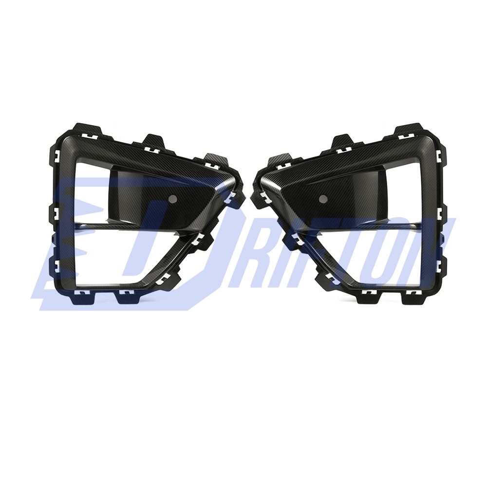 OEM Style Dry Carbon Fiber Front Bumper Side Vents For BMW X6M F96 LCI 2024-On