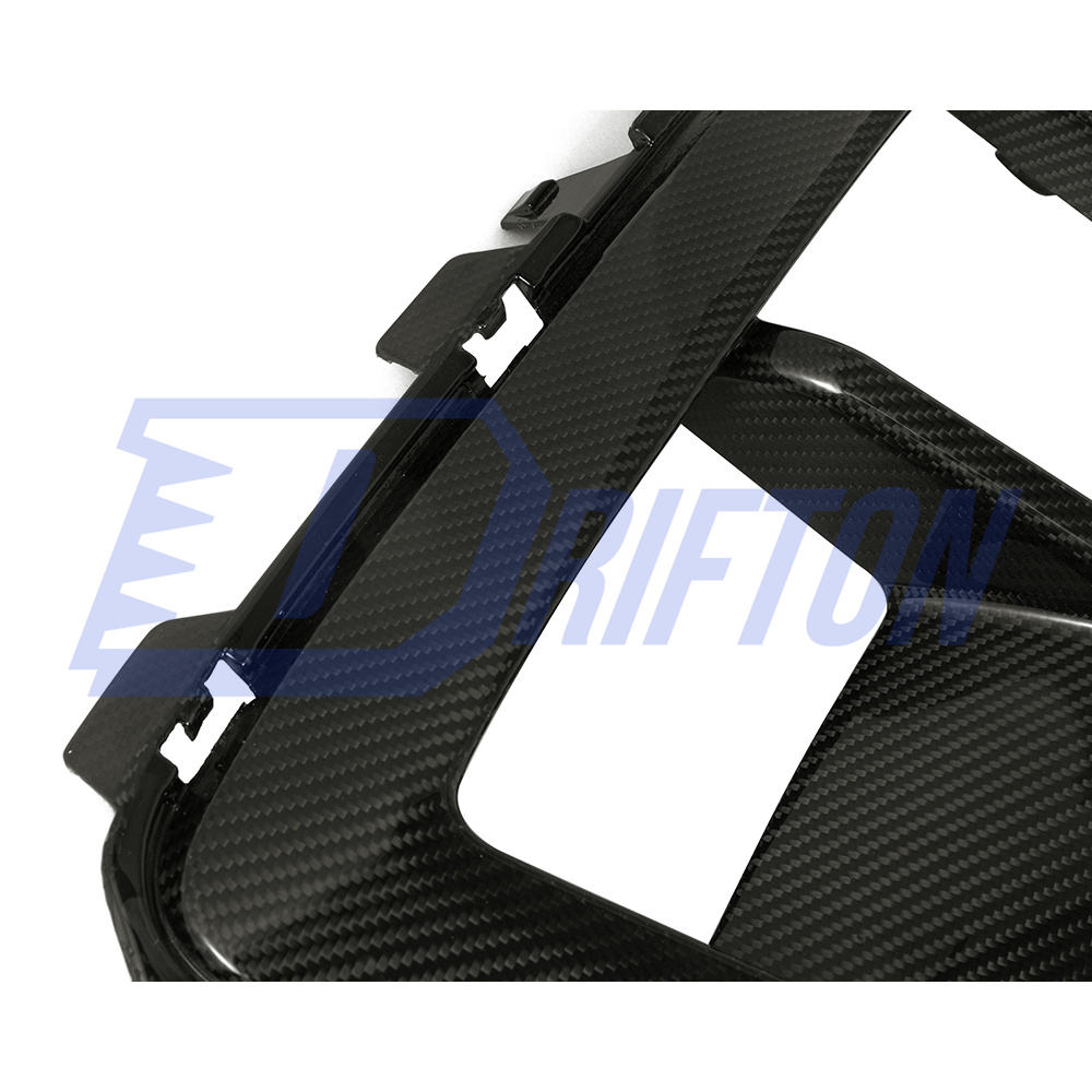 OEM Style Dry Carbon Fiber Front Bumper Side Vents For BMW X6M F96 LCI 2024-On