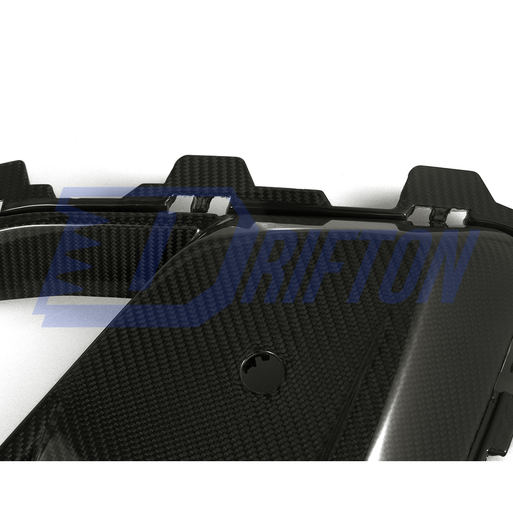 OEM Style Dry Carbon Fiber Front Bumper Side Vents For BMW X6M F96 LCI 2024-On
