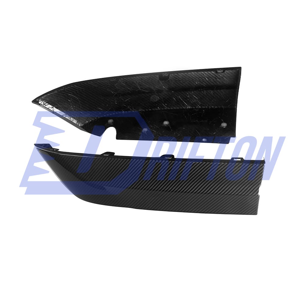 OEM Style Dry Carbon Fiber Rear Bumper Side Spats For BMW X6M F96 2019-On
