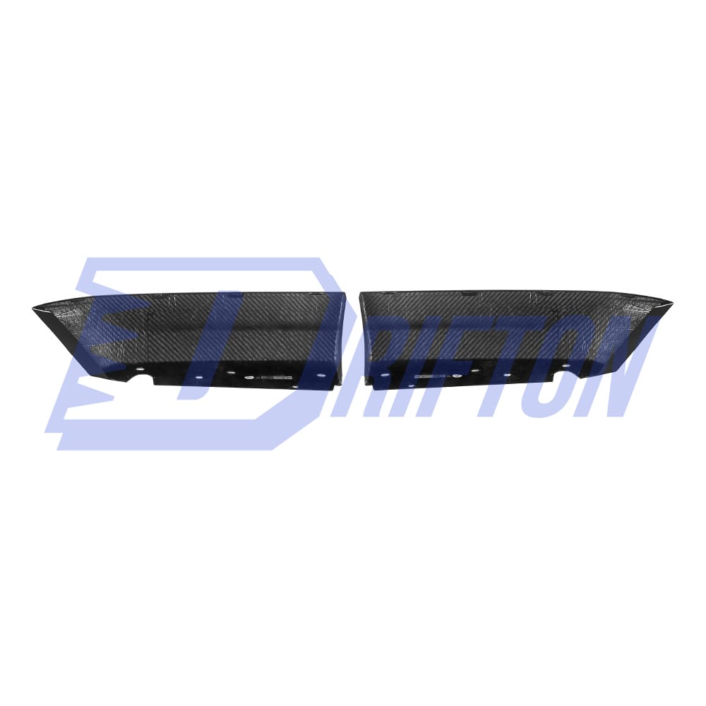 OEM Style Dry Carbon Fiber Rear Bumper Side Spats For BMW X6M F96 2019-On