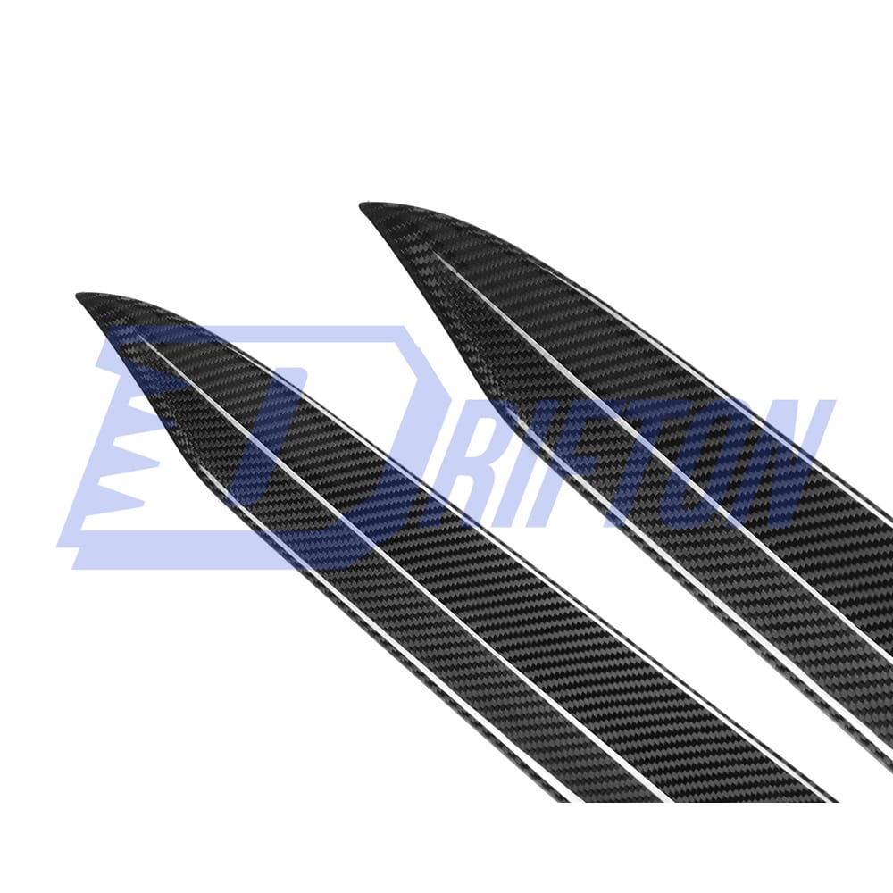 OEM Style Dry Carbon Fiber Rear Window Side Splitters For BMW X6M F96 2019-On