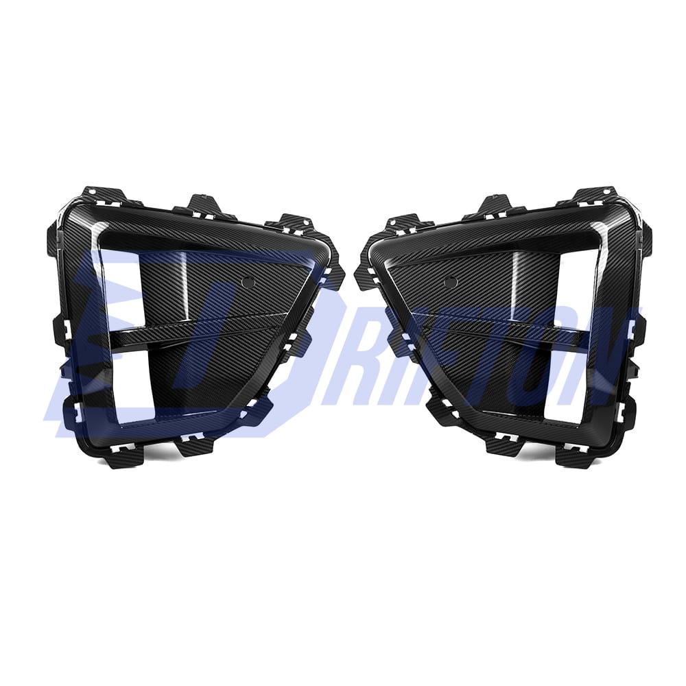 SQ Style Dry Carbon Fiber Front Bumper Side Vents For BMW X6M F96 LCI 2024-On