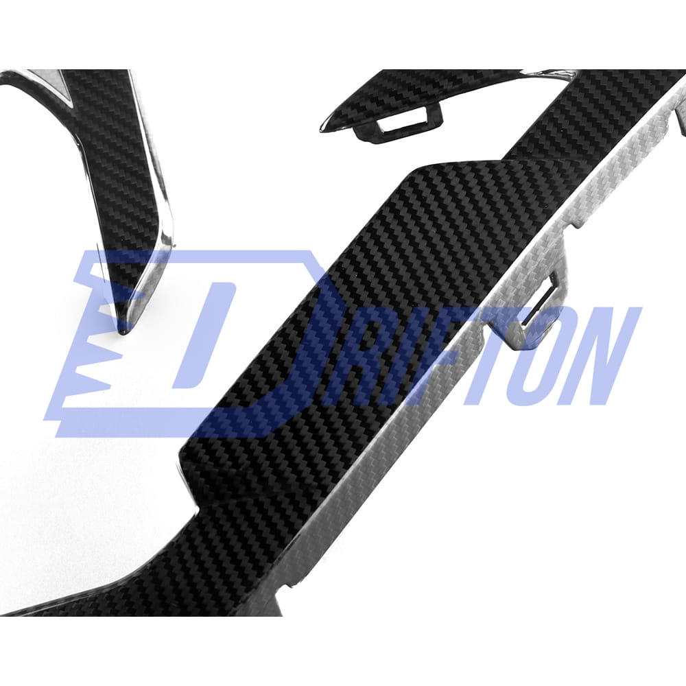 SQ Style Dry Carbon Fiber Front Fender Trim For BMW X6M F96 LCI 2024-On