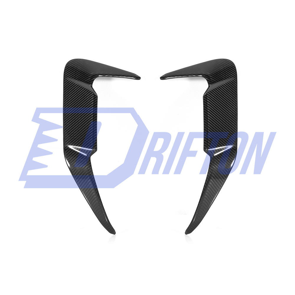 SQ Style Dry Carbon Fiber Rear Bumper Canards For BMW X5M F95 2019-On