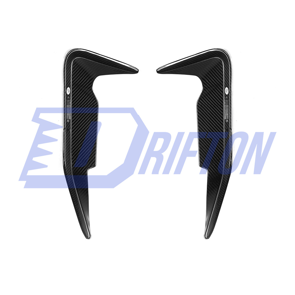 SQ Style Dry Carbon Fiber Rear Bumper Canards For BMW X5M F95 2019-On