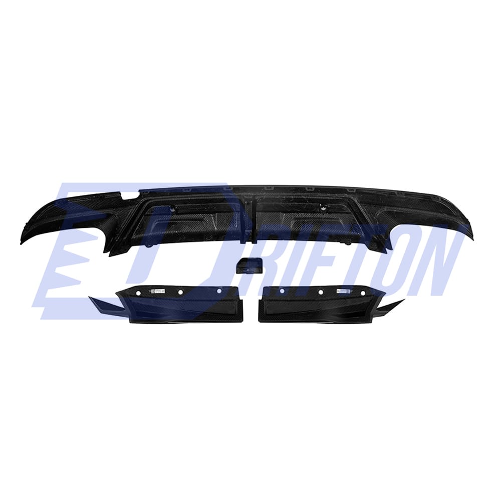 SQ Style Dry Carbon Fiber Rear Diffuser For BMW X5M F95 2019-On