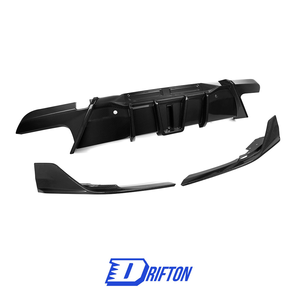SQ Style Dry Carbon Fiber Rear Diffuser For BMW X6M F96 2019-On