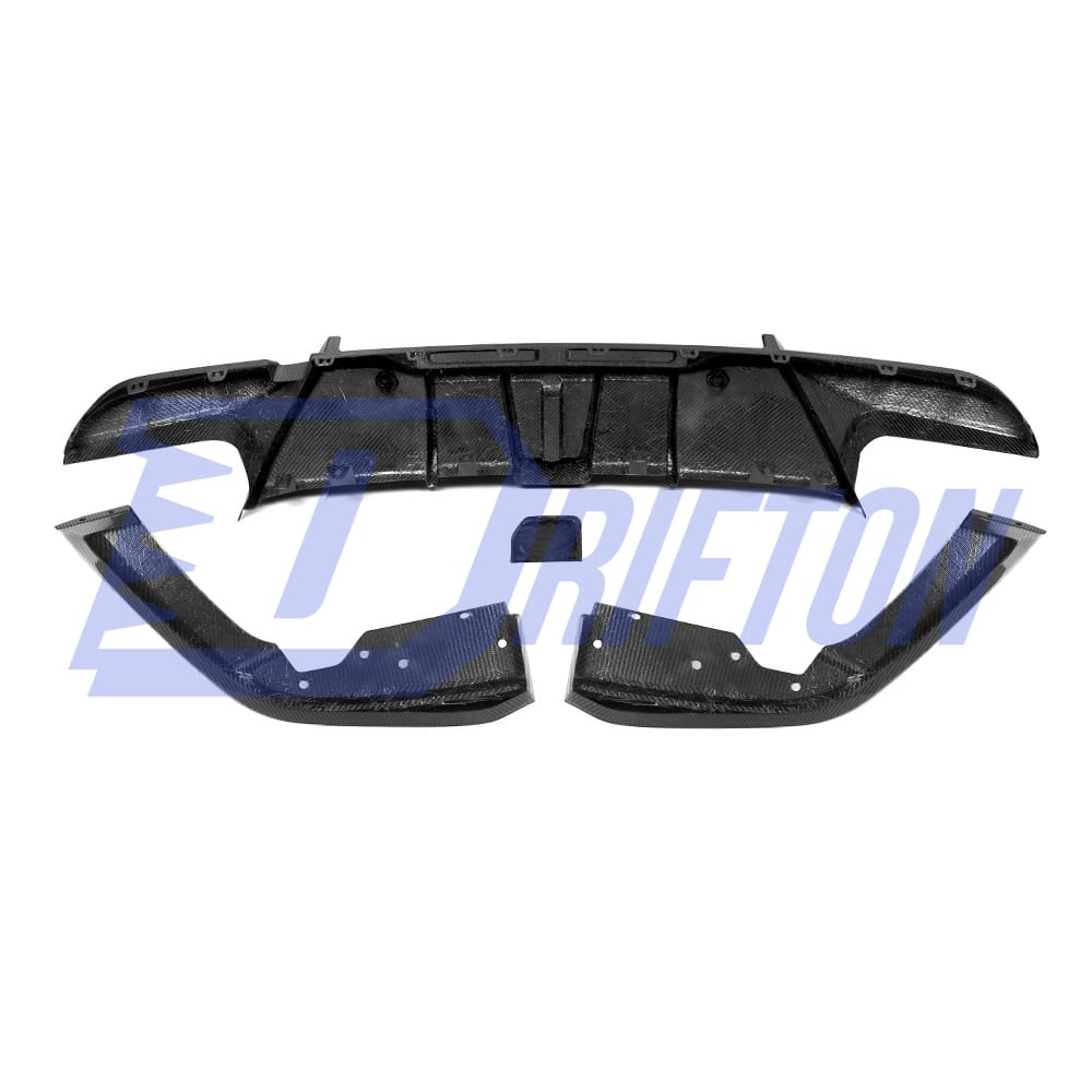 SQ Style Dry Carbon Fiber Rear Diffuser For BMW X6M F96 2019-On
