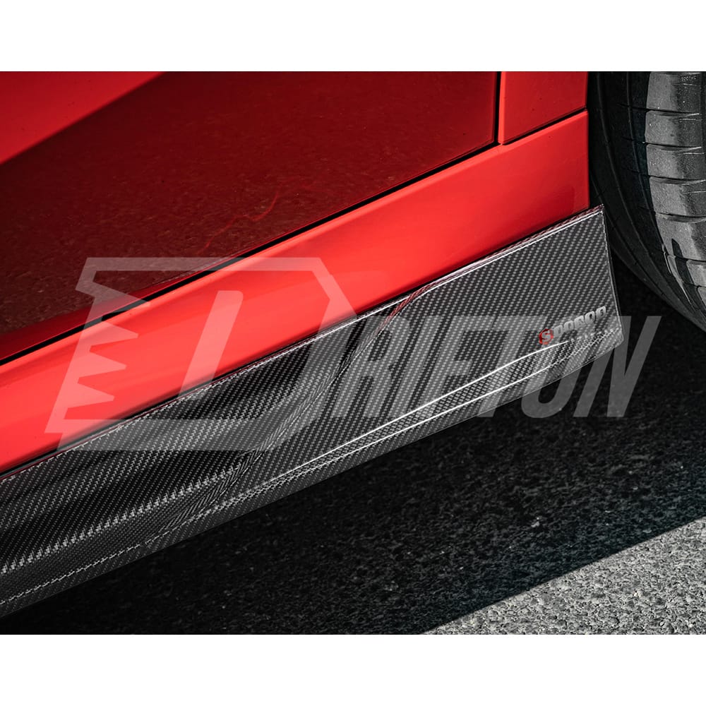 SQ Style Dry Carbon Fiber Side Skirt For BMW X6M F96 2019-On