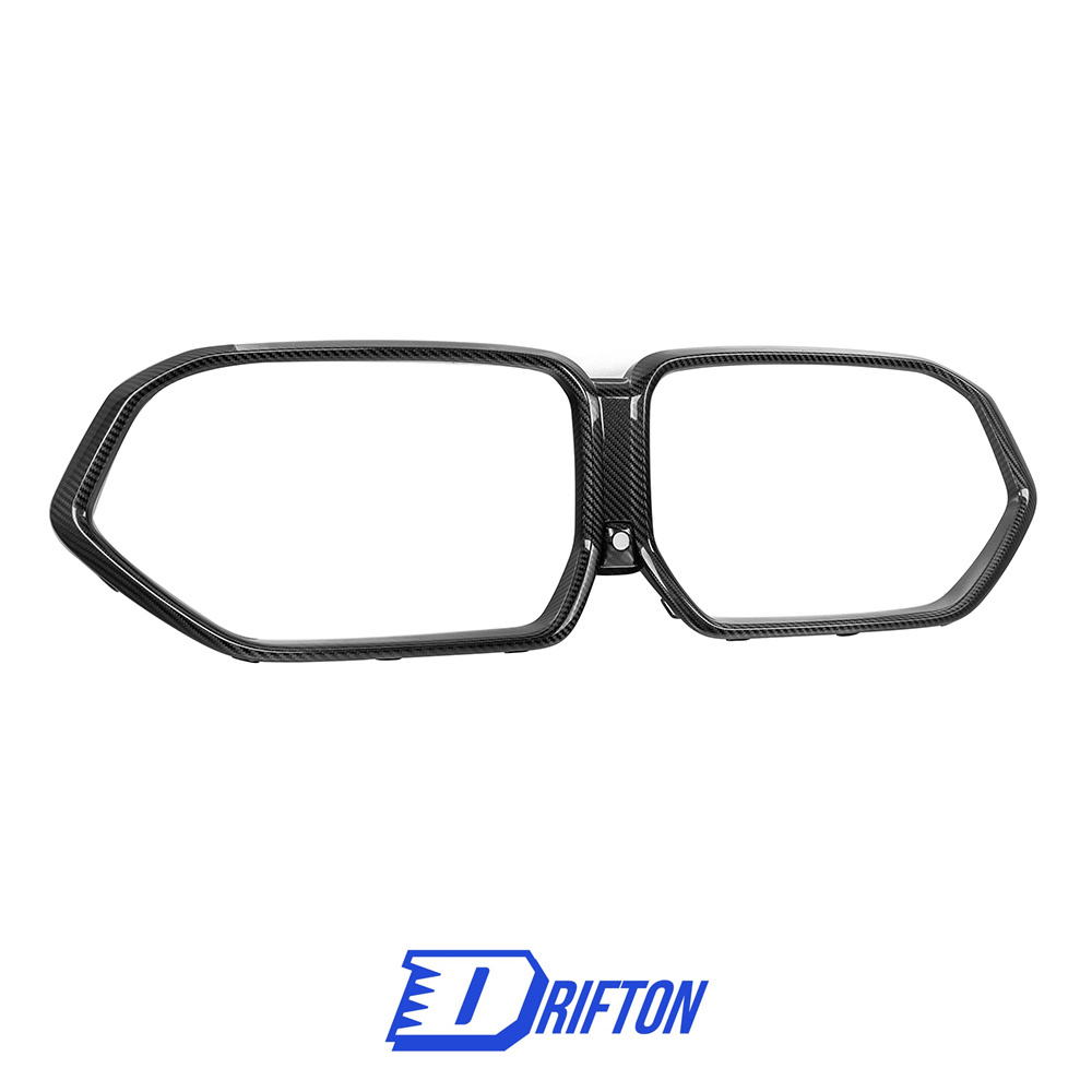Dry Carbon Fiber Front Bumper Grille For BMW X6M F96 LCI 2024-On