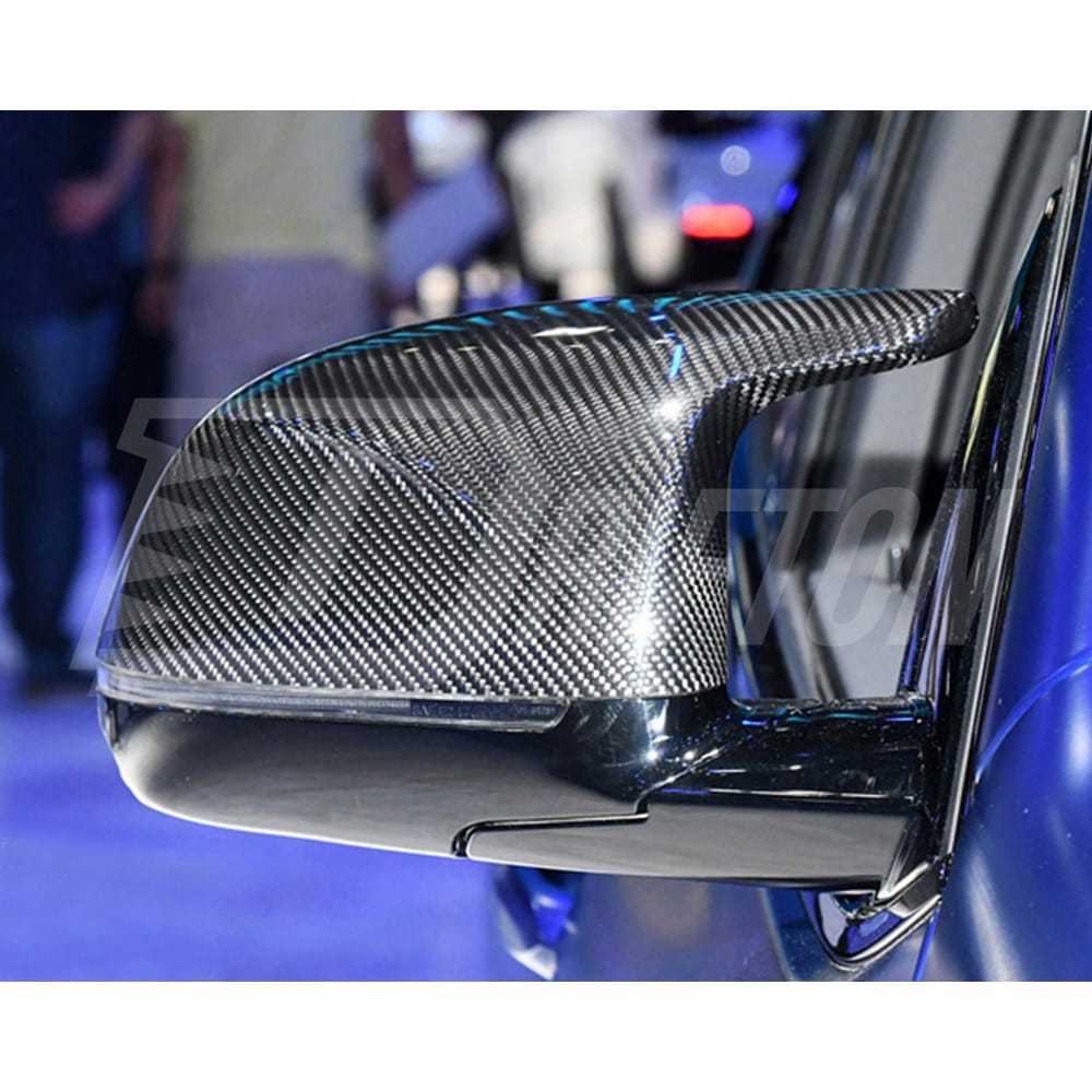 Dry Carbon Fiber Replacement Side Mirror Housing For BMW F95 X5M 2019-ON