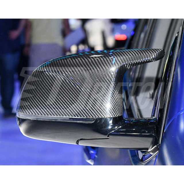 Dry Carbon Fiber Replacement Side Mirror Housing For BMW F95 X5M 2019-ON