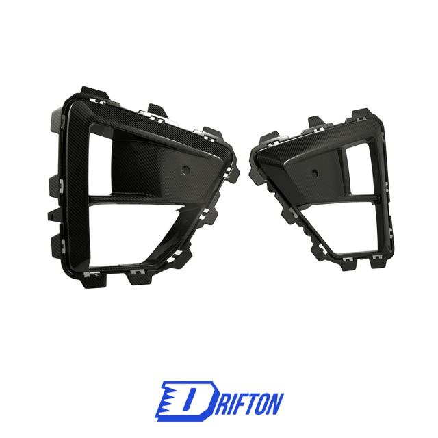 OEM Style Dry Carbon Fiber Front Bumper Side Vents For BMW X6M F96 LCI 2024-On