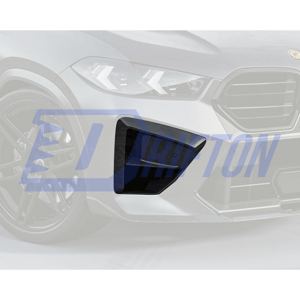 OEM Style Dry Carbon Fiber Front Bumper Side Vents For BMW X6M F96 LCI 2024-On