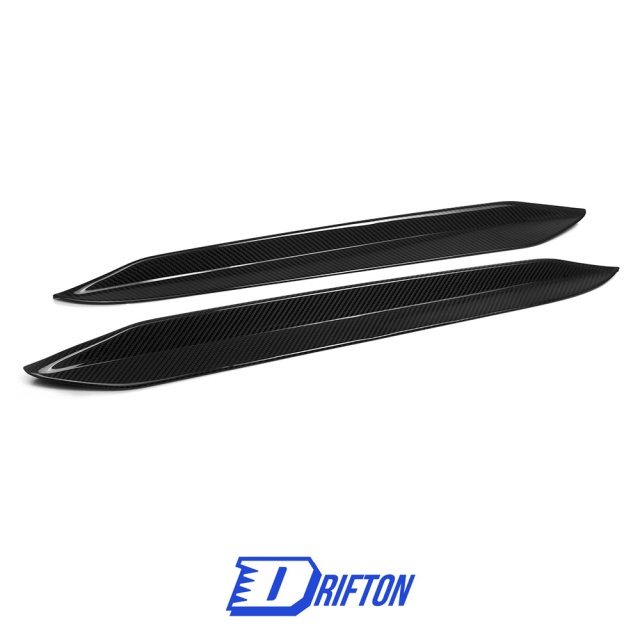 OEM Style Dry Carbon Fiber Rear Window Side Splitters For BMW X6M F96 2019-On
