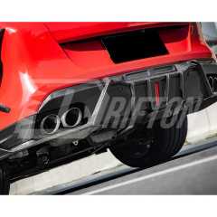 SQ Brake Light Style Dry Carbon Fiber Rear Diffuser For BMW X6M F96 2019-On