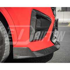 SQ Style Dry Carbon Fiber Front Bumper Lip For BMW X6M F96 LCI 2024-On