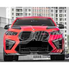 SQ Style Dry Carbon Fiber Front Bumper Side Vents For BMW X6M F96 LCI 2024-On