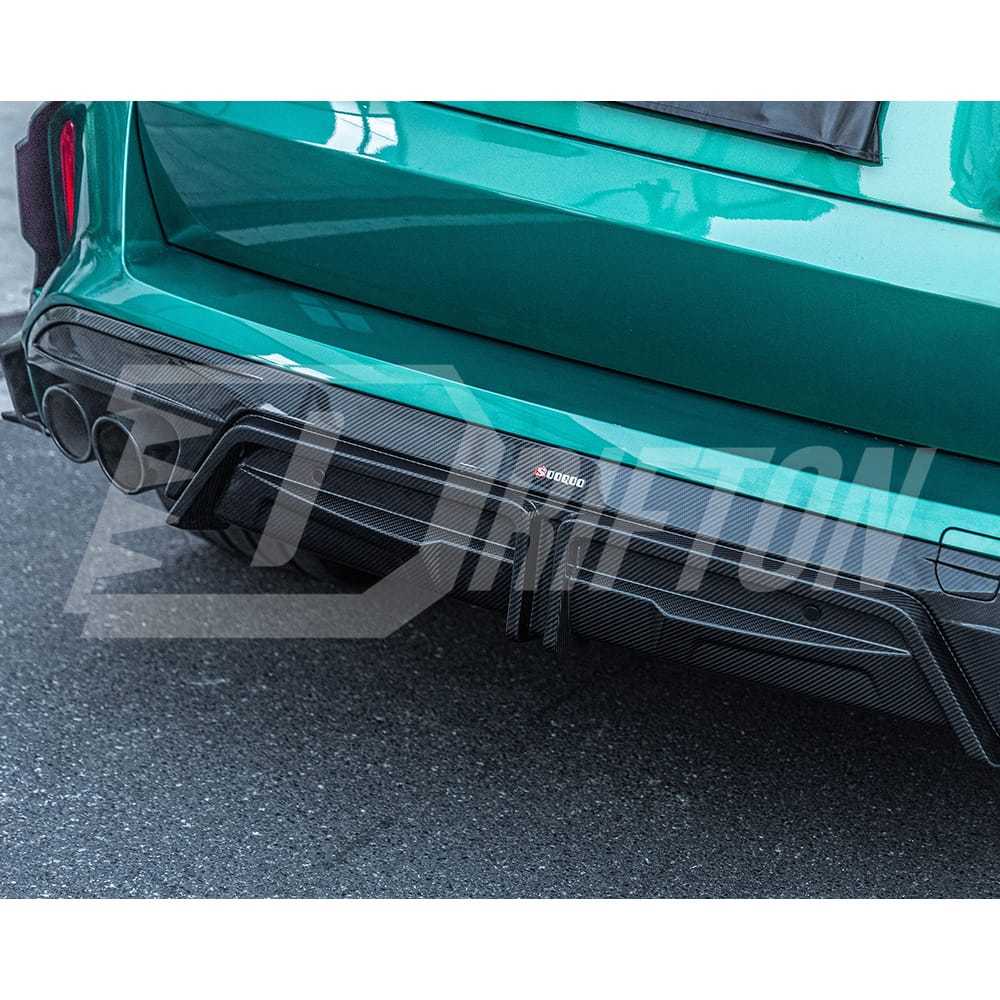 SQ Style Dry Carbon Fiber Rear Diffuser For BMW X5M F95 2019-On