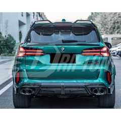 SQ Style Dry Carbon Fiber Rear Diffuser For BMW X5M F95 2019-On
