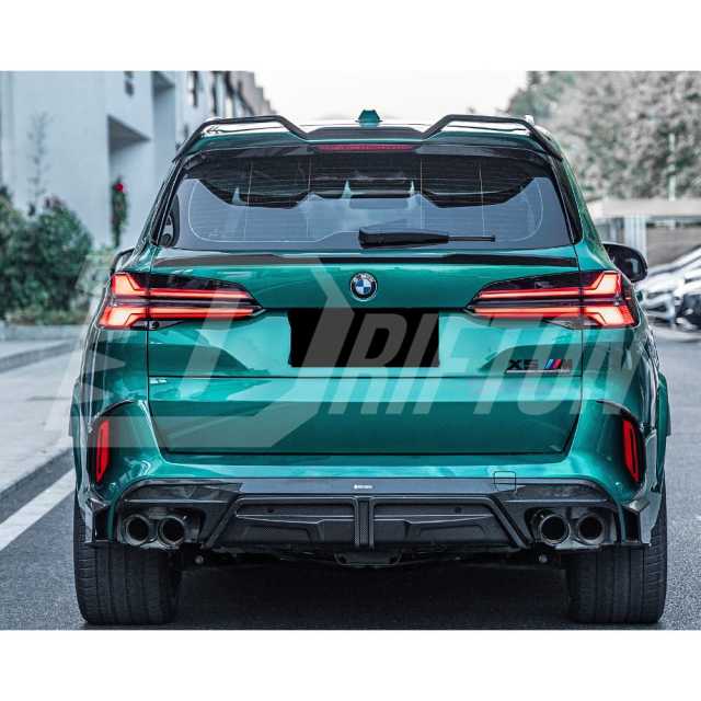 SQ Style Dry Carbon Fiber Rear Diffuser For BMW X5M F95 2019-On