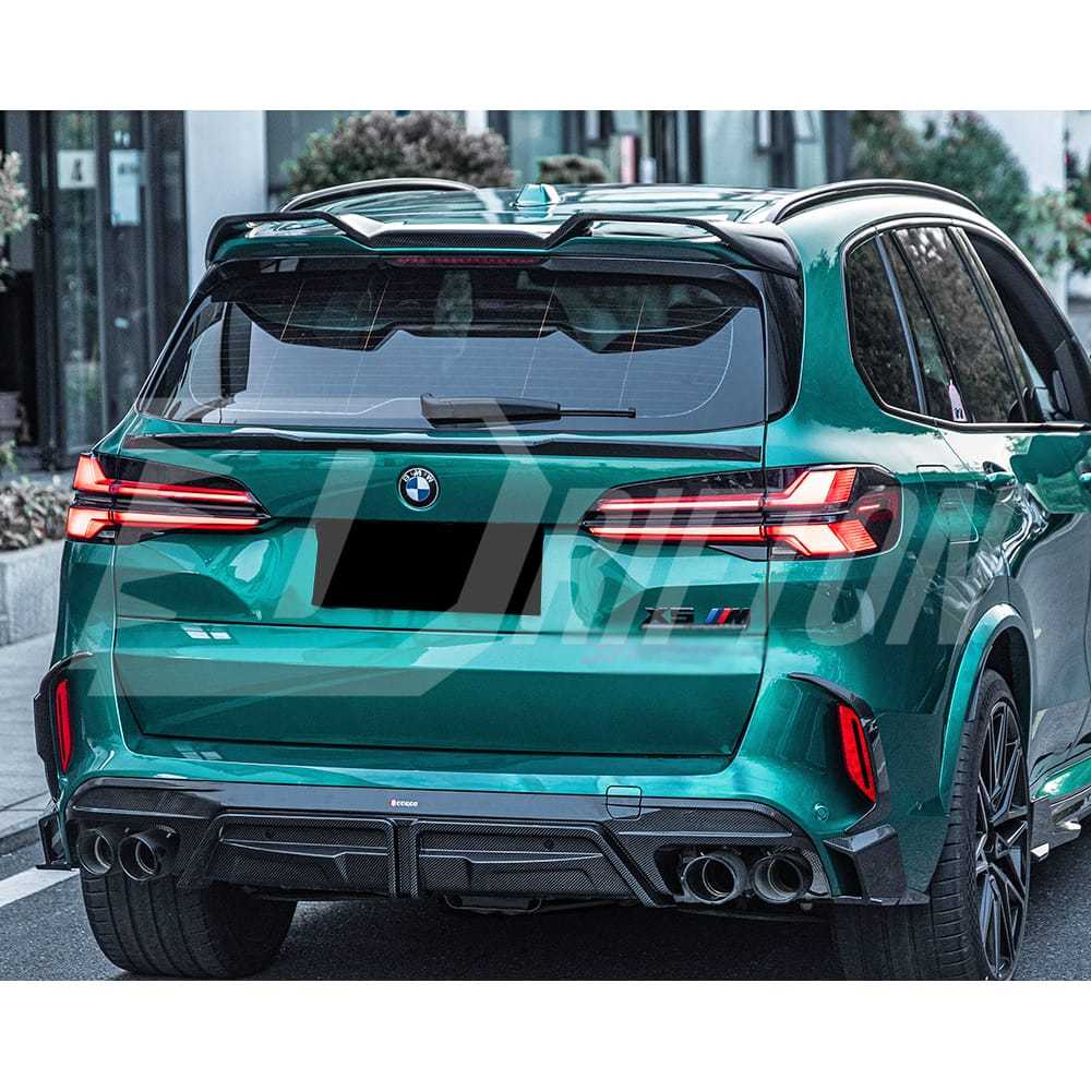 SQ Style Dry Carbon Fiber Rear Diffuser For BMW X5M F95 2019-On
