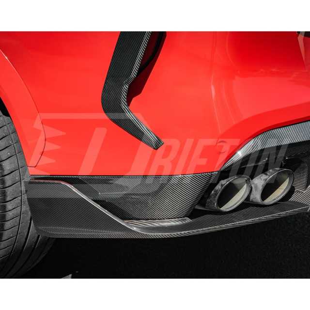 SQ Style Dry Carbon Fiber Rear Diffuser For BMW X6M F96 2019-On