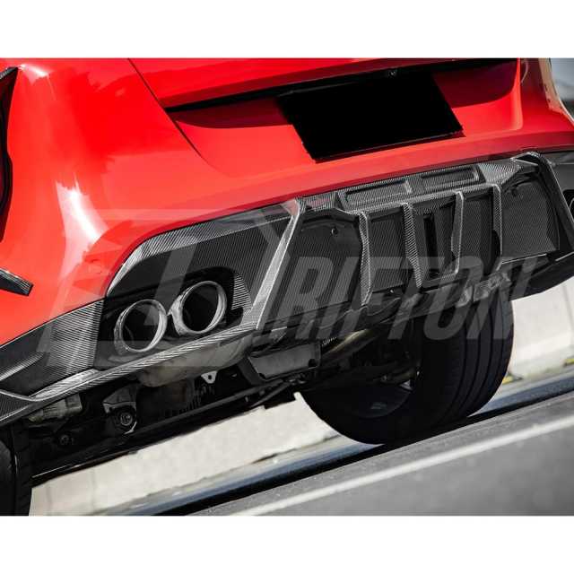 SQ Style Dry Carbon Fiber Rear Diffuser For BMW X6M F96 2019-On