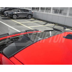 SQ Style Dry Carbon Fiber Rear Roof Spoiler For BMW X6M F96 2019-On
