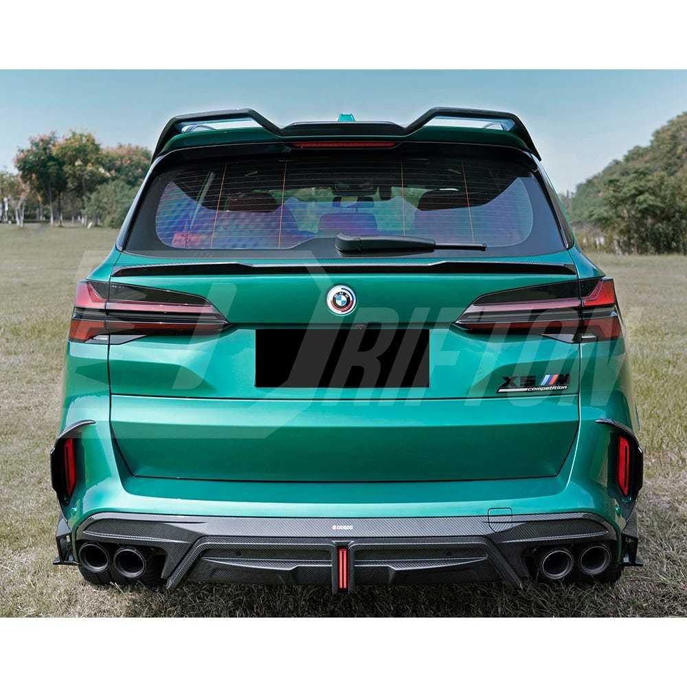 SQ Style Dry Carbon Fiber Rear Top Spoiler For BMW X5M F95 2019-On
