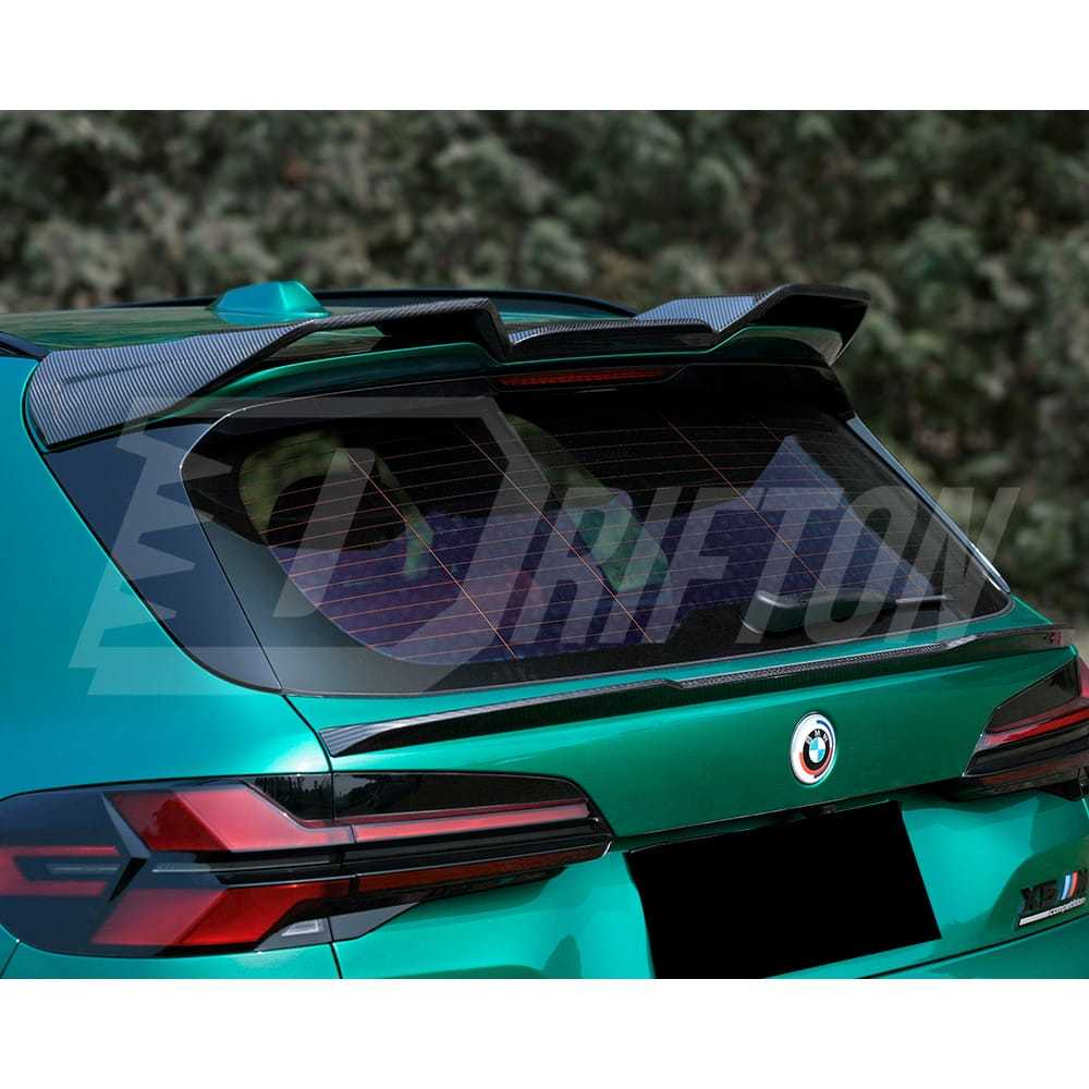 SQ Style Dry Carbon Fiber Rear Top Spoiler For BMW X5M F95 2019-On
