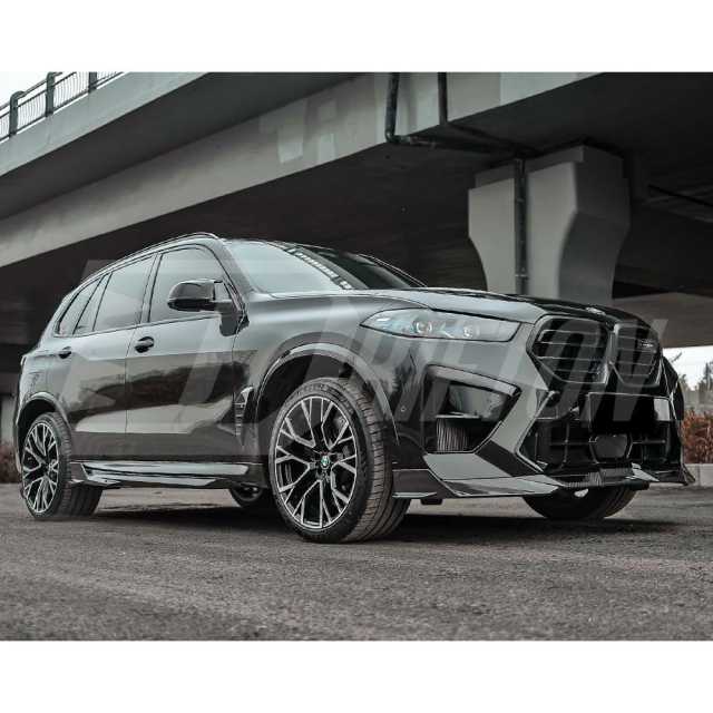 SQ Style Dry Carbon Fiber Side Skirt For BMW X5M F95 2019-On
